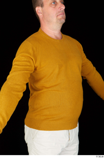 Paul Mc Caul casual dressed upper body yellow sweatshirt 0010.jpg
